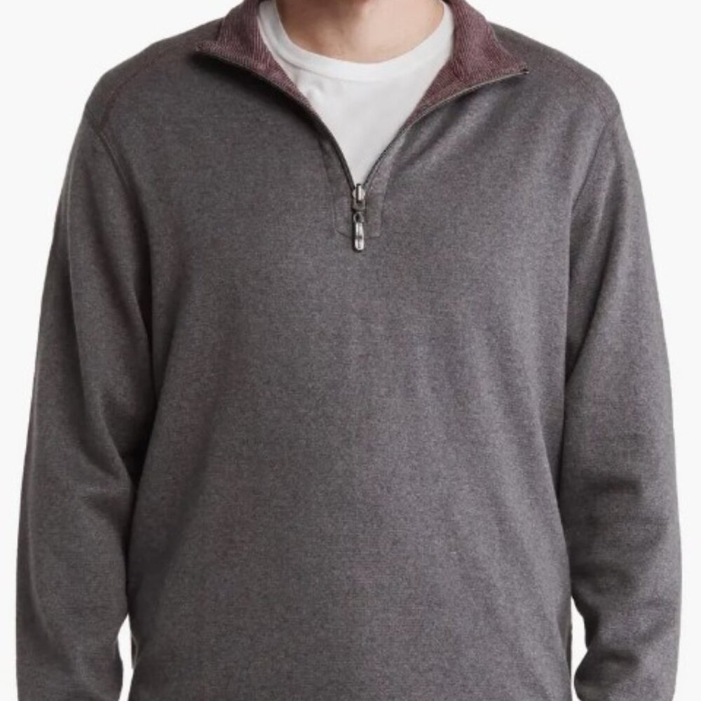 Men's Tommy Bahama Alpine View Reversible Half Zip Pullover